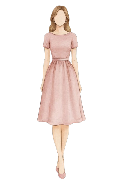 Ícone Traje Feminino Midi